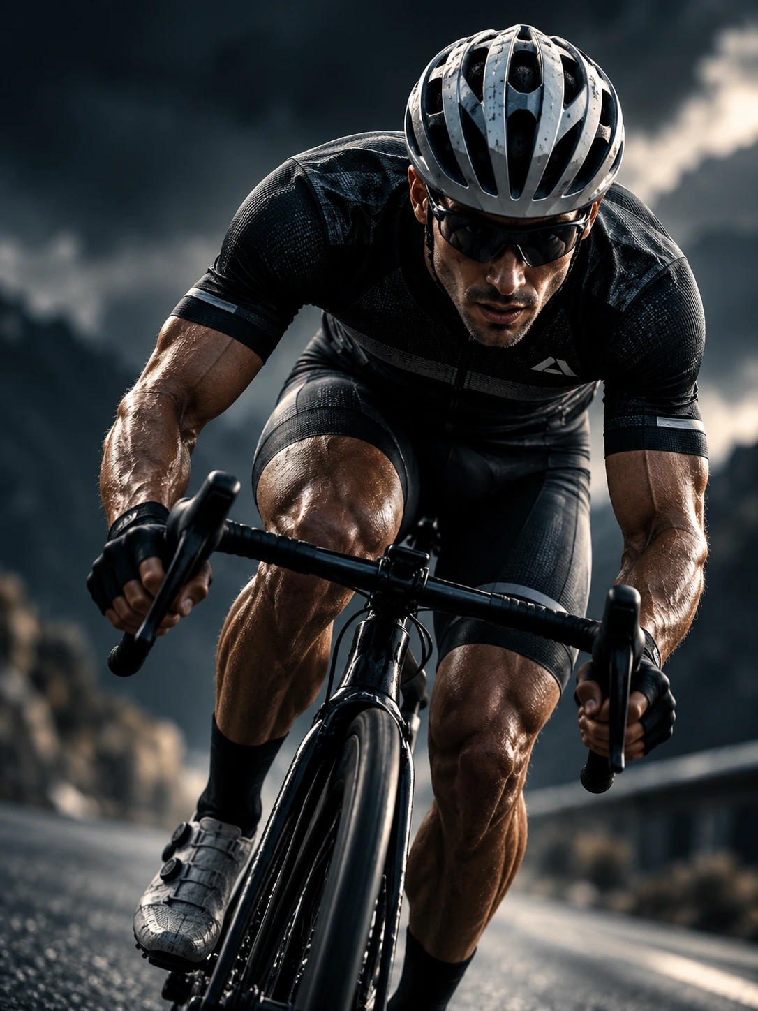Cycling athlete